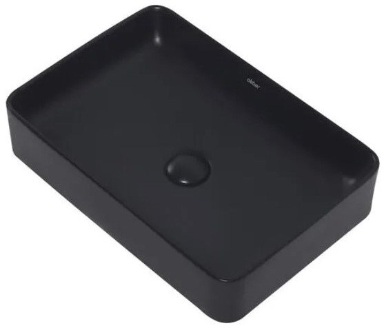 Умывальник Abber Rechteck AC2207MB (черный матовый)