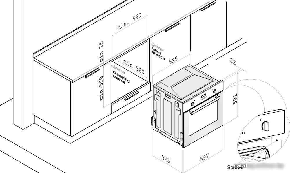 Газовый духовой шкаф Korting OGG 771 CFN