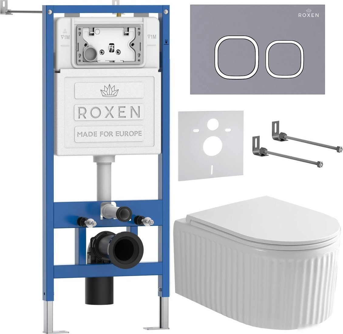 Унитаз подвесной Roxen StounFix Dual Fresh 968280