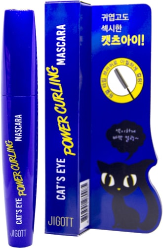 Тушь для ресниц Jigott Cat's Eye Power Curling Mascara
