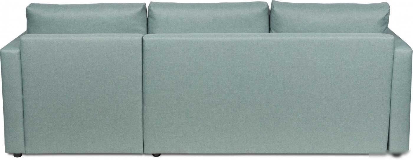 Угловой диван Mio Tesoro Тилаус короткий подлокотник (Mint/Grey)