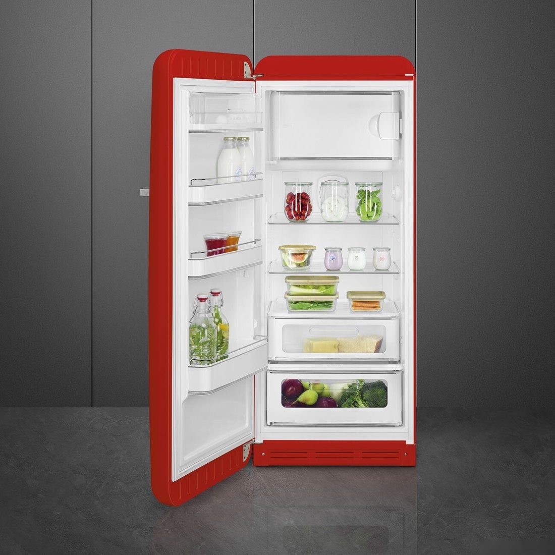 Однокамерный холодильник Smeg FAB28LRD6