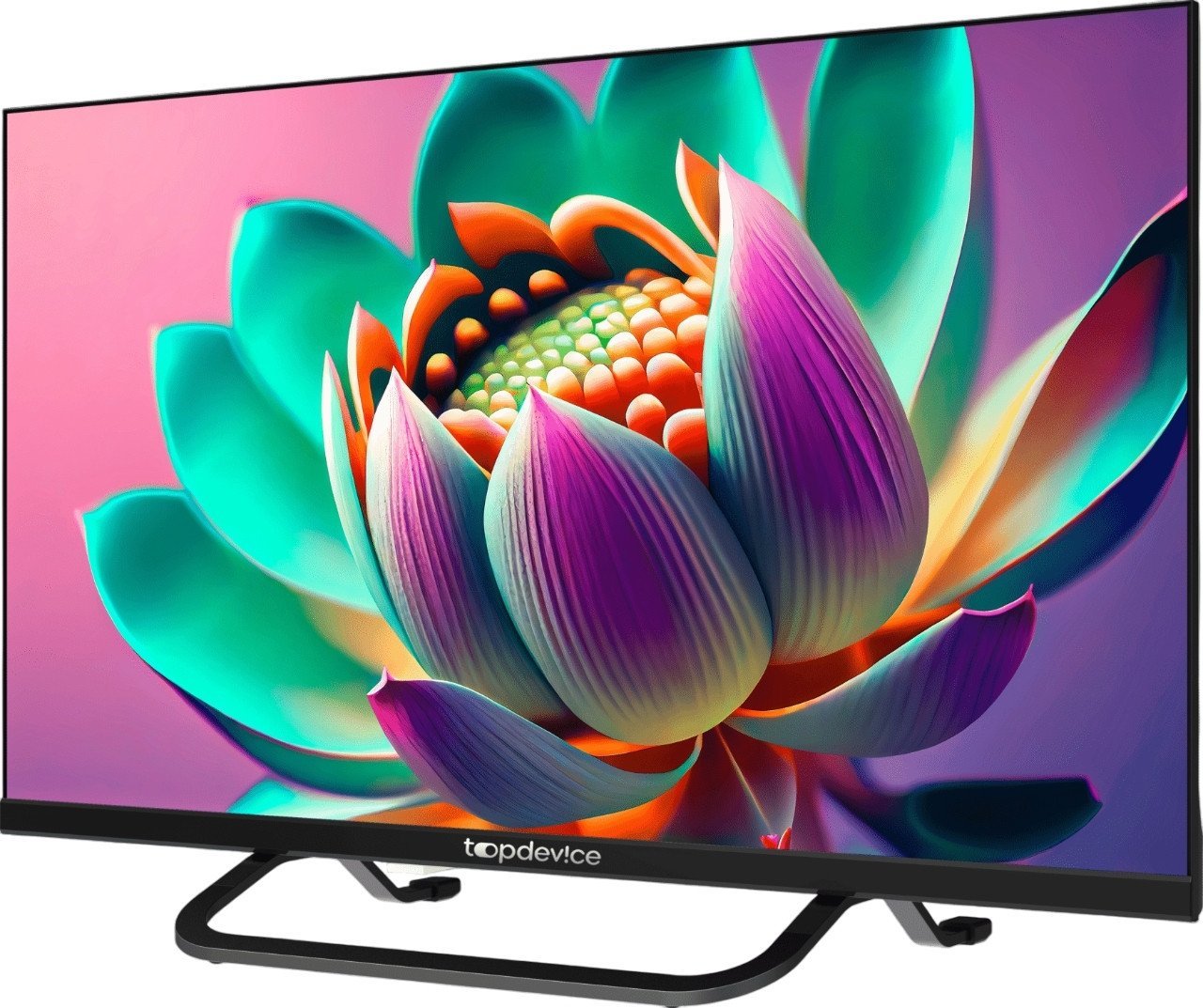 Телевизор Topdevice 24" SMART TV YаOS (черный)