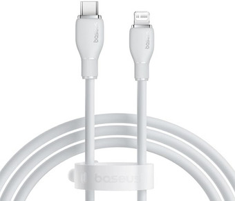 Кабель Baseus Pudding Series Fast Charging USB Type-C - Lightning (2 м, белый)