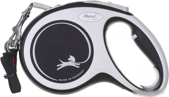 Поводок-рулетка Flexi New Comfort L Tape 8 м (черный)