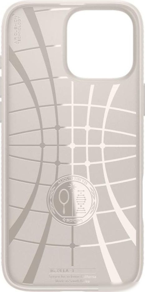 Чехол для телефона Spigen Liquid Air для iPhone 16 Pro Max Natural Titanium