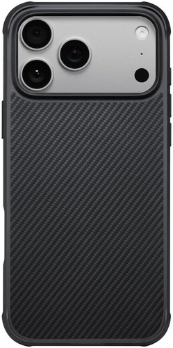 Чехол для телефона Pitaka Aramid ProGuard для iPhone 17 Pro (600D Black/Grey Twill)