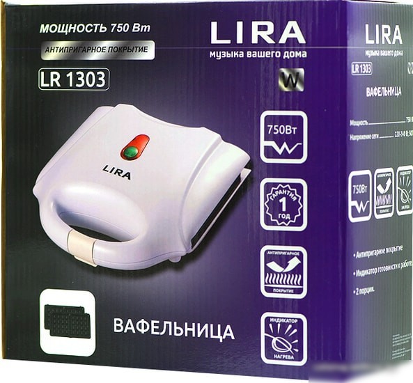 Вафельница LIRA LR 1303