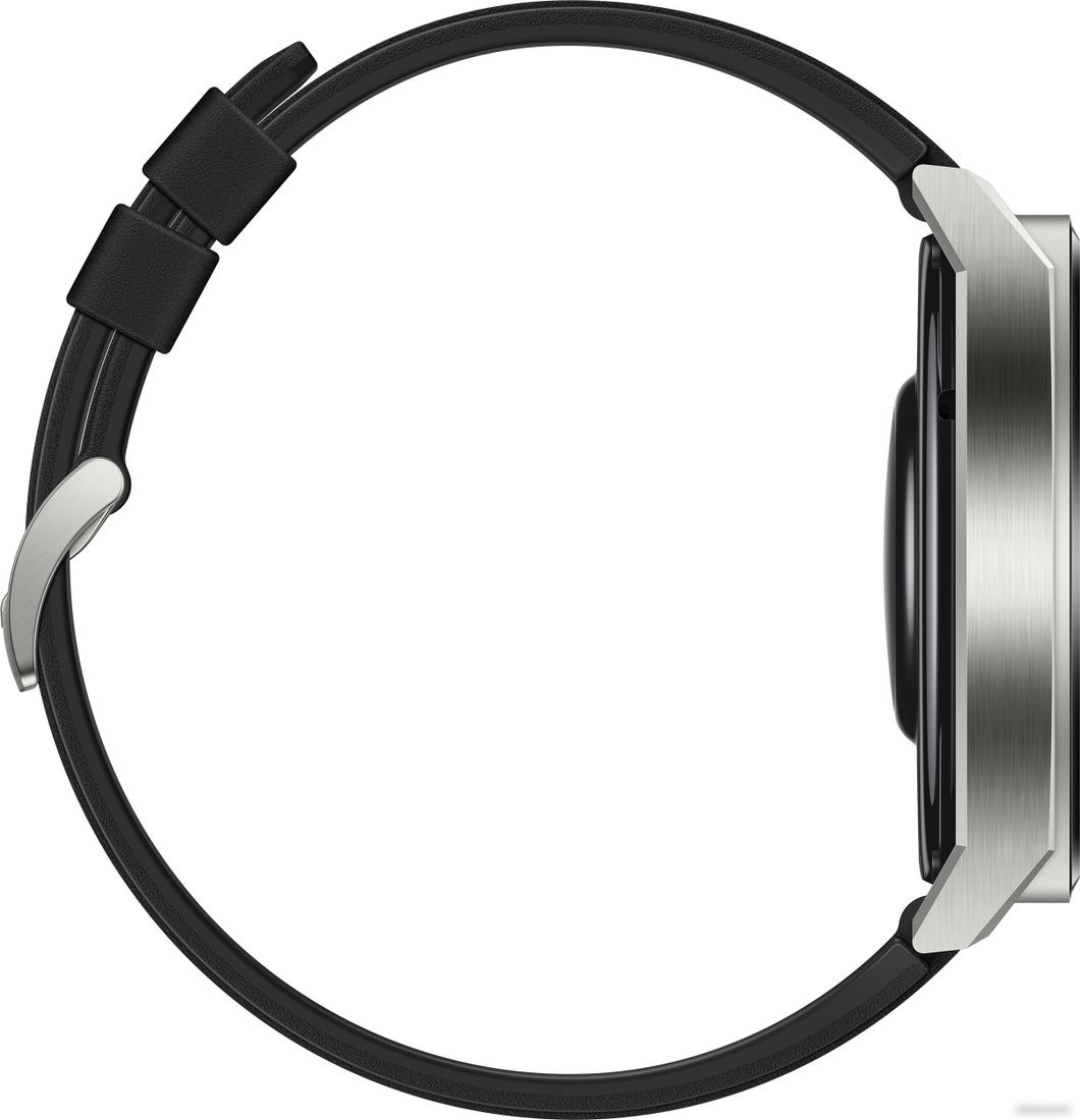 Умные часы Huawei Watch GT 3 Pro Titanium 46 мм (серый/черный)