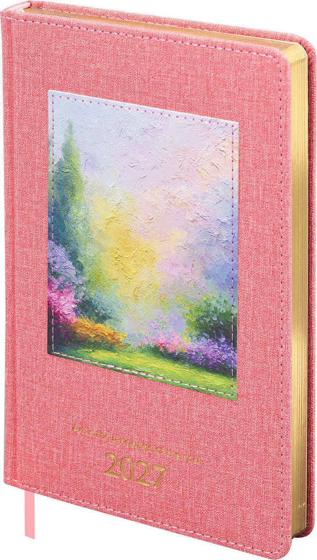 Ежедневник BRAUBERG ArtGallery 2027 118022 (светло-голубой)