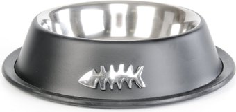 Миска ZooZooZoo Рыбка SWT-5022-450 (черный)