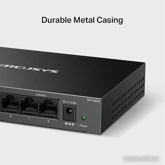 Неуправляемый коммутатор Mercusys MS108GS