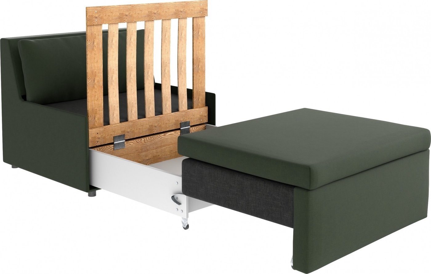 Кресло-кровать Mio Tesoro Тилаус ACH (Malmo 37 Dark Green)