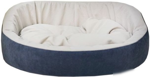 Лежак Homepet №2 82855 (49x43x17см, серый/белый) Лежак Homepet №2 82855 (49x43x17см, серый/белый)