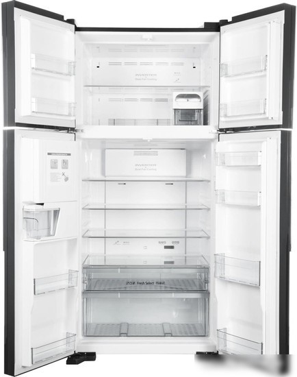 Четырёхдверный холодильник Hitachi R-W660PUC7GGR