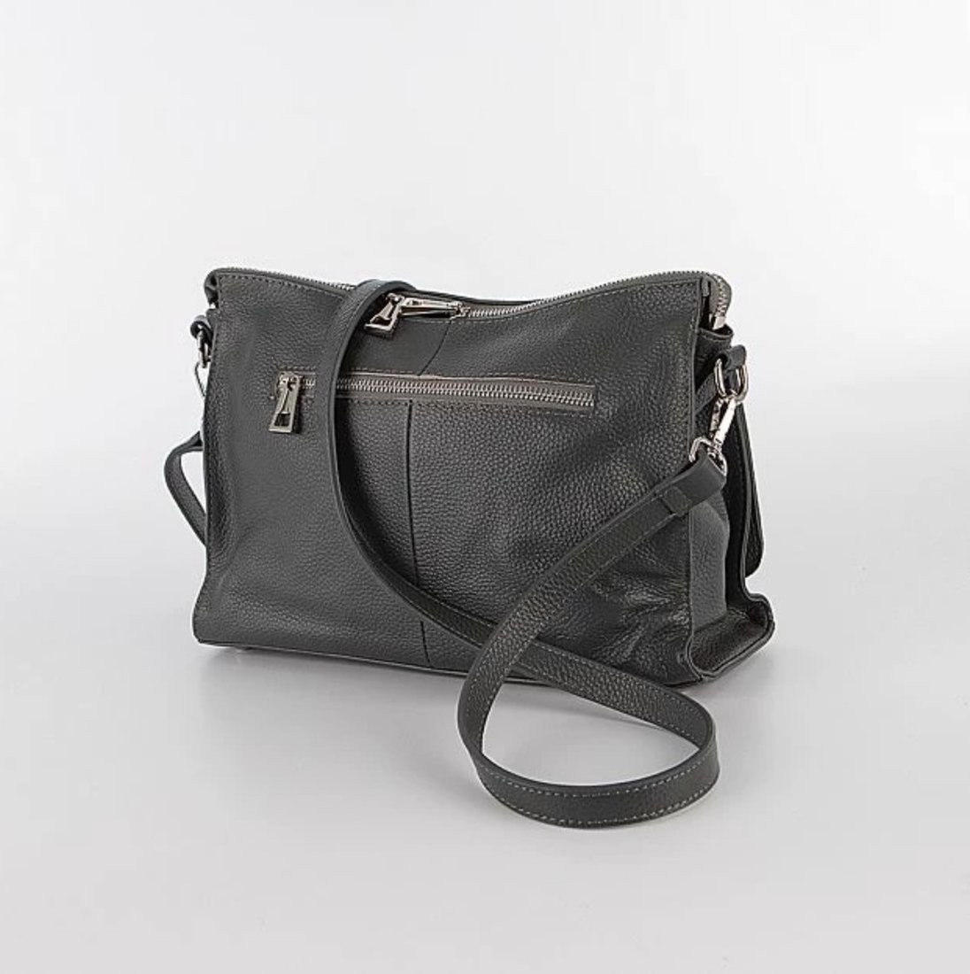 Женская сумка Poshete 845-SR20119OL-GRY (серый)