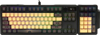 Клавиатура Dark Project KD87A+Numpad (G3ms Moonstone Switch, черный)