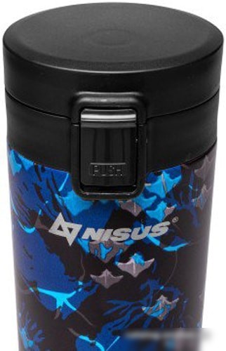 Термокружка Nisus N.TMК-05 0.4л (синий/черный)