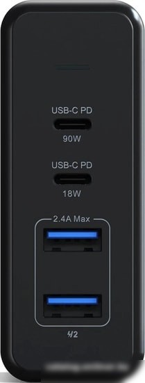 Сетевое зарядное Satechi 108W Pro Type-C PD Desktop Charger (американская вилка)