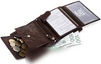 Портмоне с автодокументами Cedar Always Wild N4-BC (коричневый)