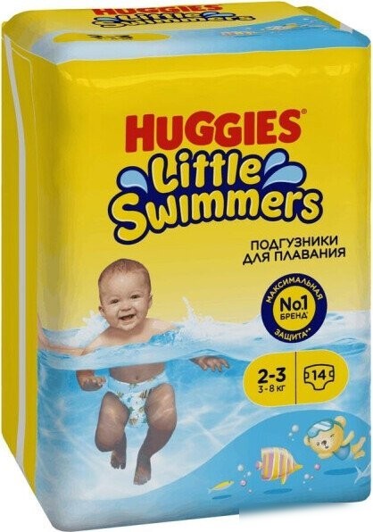 Трусики-подгузники Huggies Little Swimmers 2-3 (14 шт)