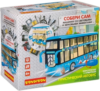 Конструктор Bondibon Собирай и Играй Туристический автобус ВВ4172