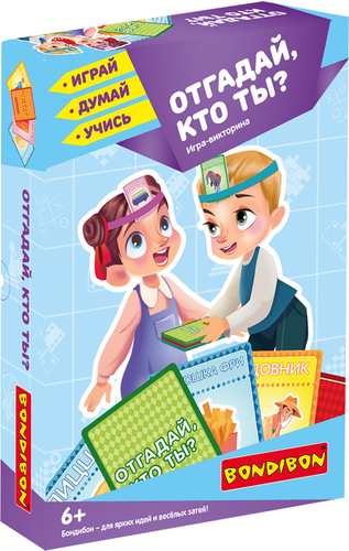 Развивающая игра Bondibon Отгадай, кто ты? ВВ4877