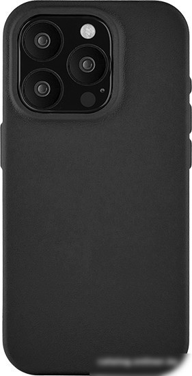Чехол для телефона uBear Capital Leather для iPhone 15 Pro (черный)