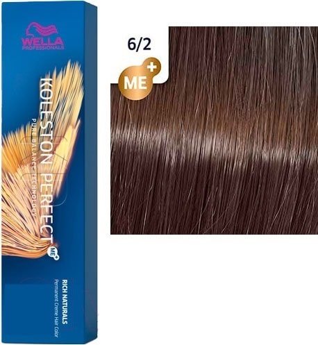 Крем-краска Wella Professionals Koleston Perfect ME+ 6/2 калифорнийская секвойя