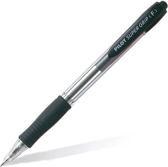 Ручка шариковая Pilot Super Grip BPGP-10R-F (B) (черный)