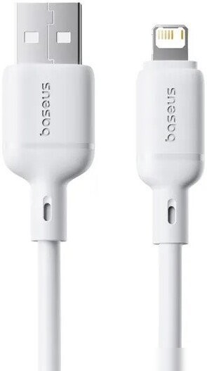 Кабель Baseus Silky Series Fast Charging Cable USB Type-A - Lightning (1 м, белый)