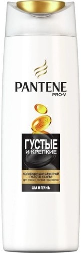 Pantene Шампунь Густые и крепкие для тонких и ослабленных волос 400 мл