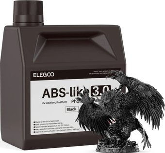 Фотополимер Elegoo ABSlike V3.0 2кг (черный)