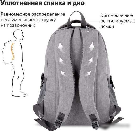 Городской рюкзак BRAUBERG High School 270762