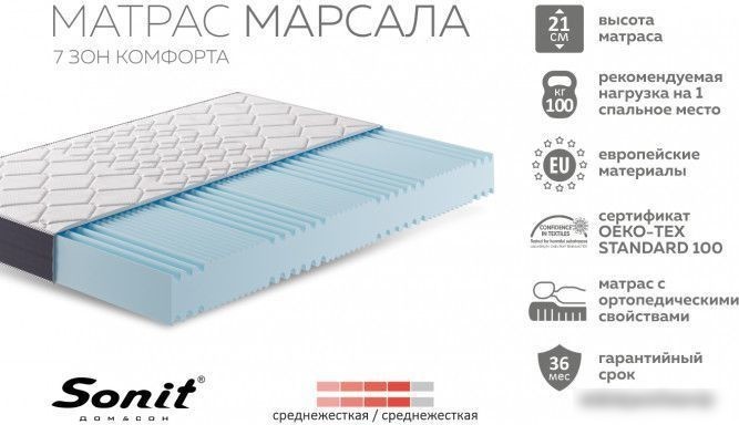 Матрас Sonit Марсала 120x200