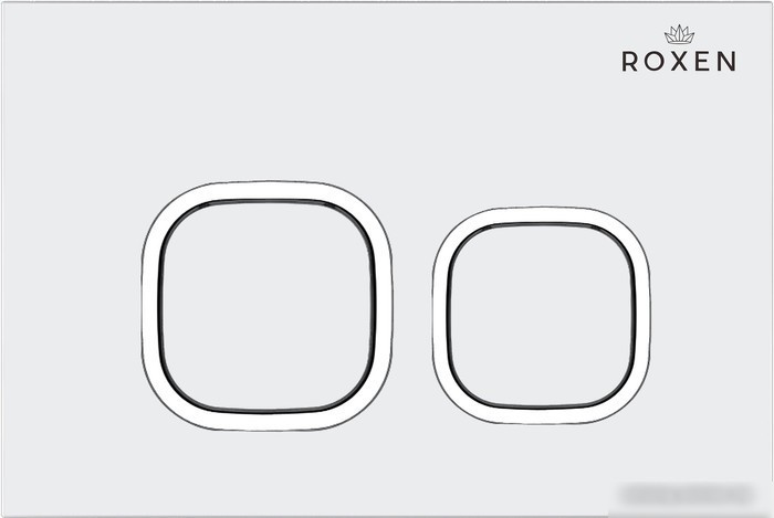 Унитаз подвесной Roxen Boro в комплекте с инсталляцией StounFix Slim 6 в 1 540025 (кнопка: белый глянец)