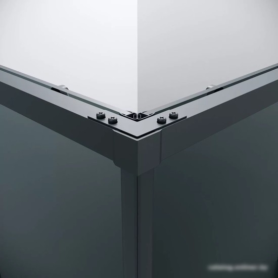 Душевой уголок Grossman Galaxy 90x90x195 300.K33.01.9090.21.10 (черный матовый/тонированное стекло)