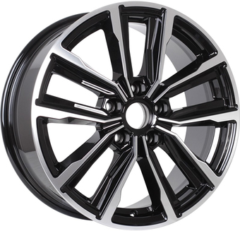 Литые диски K&K Лацио 17x7.5" 5x112мм DIA 57.1мм ET 45мм Алмаз черный