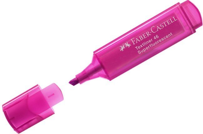 Текстовыделитель Faber Castell Textliner 154628 (флуоресцентный розовый)