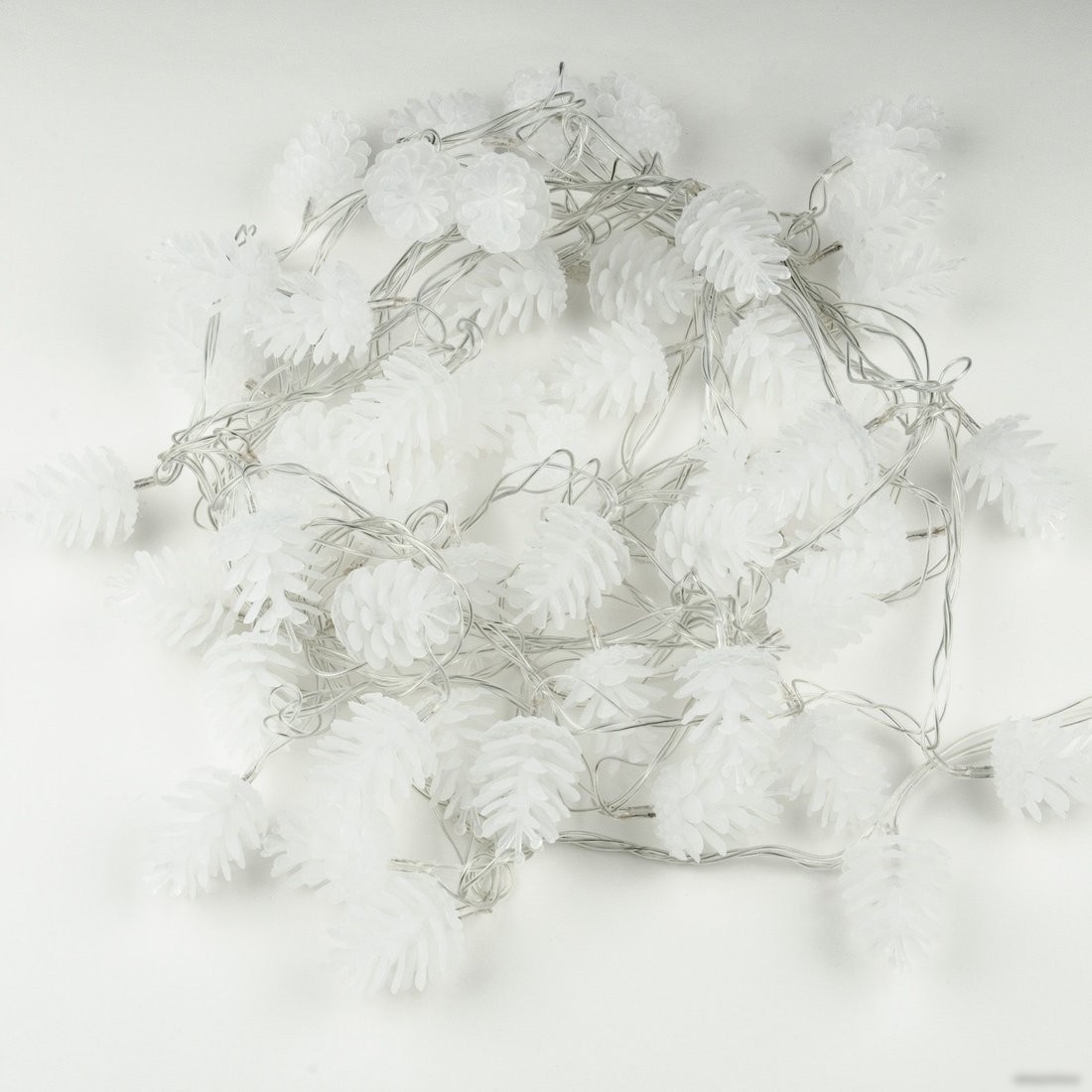 Новогодняя гирлянда Uniel ULD-S0500-050/DTA WARM WHITE IP20 PINE CONES UL-00007192
