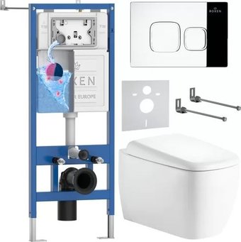 Унитаз подвесной Roxen StounFix Dual Fresh 968516