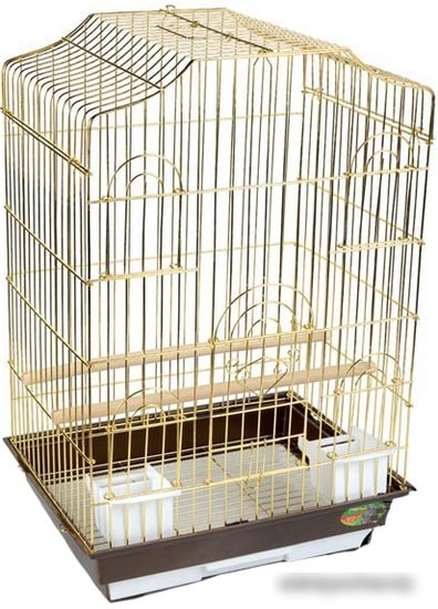Клетка Triol 6112G-K (золотистый) Клетка Triol 6112G-K (золотистый)