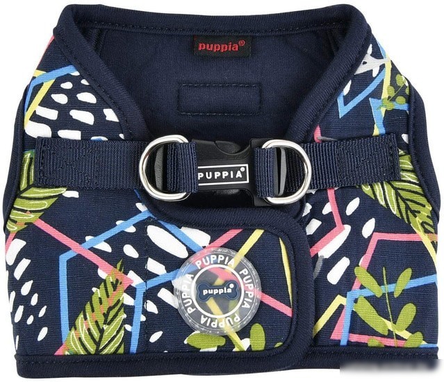Шлейка Puppia Botanical PAUA-HB1823-NY-L (синий)