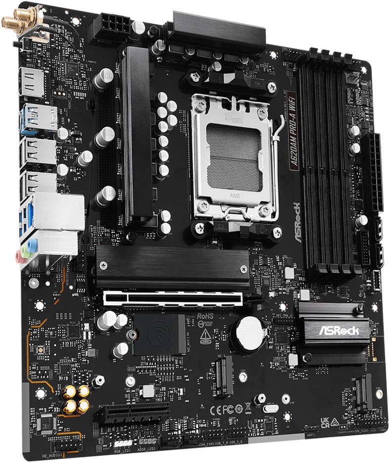 Материнская плата ASRock A620AM Pro-A WiFi