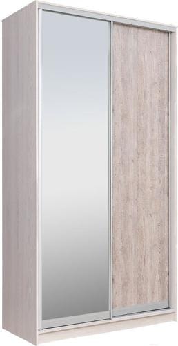 Шкаф-купе Рэйгрупп 120450 YSX Elgon РГ-12.02 (ясень снежный/сосна натуральная/хром)