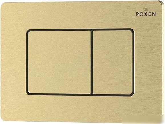 Унитаз подвесной Roxen Antares в комплекте с инсталляцией StounFix Dual Fresh 6 в 1 968454 (кнопка: брашированное золото)