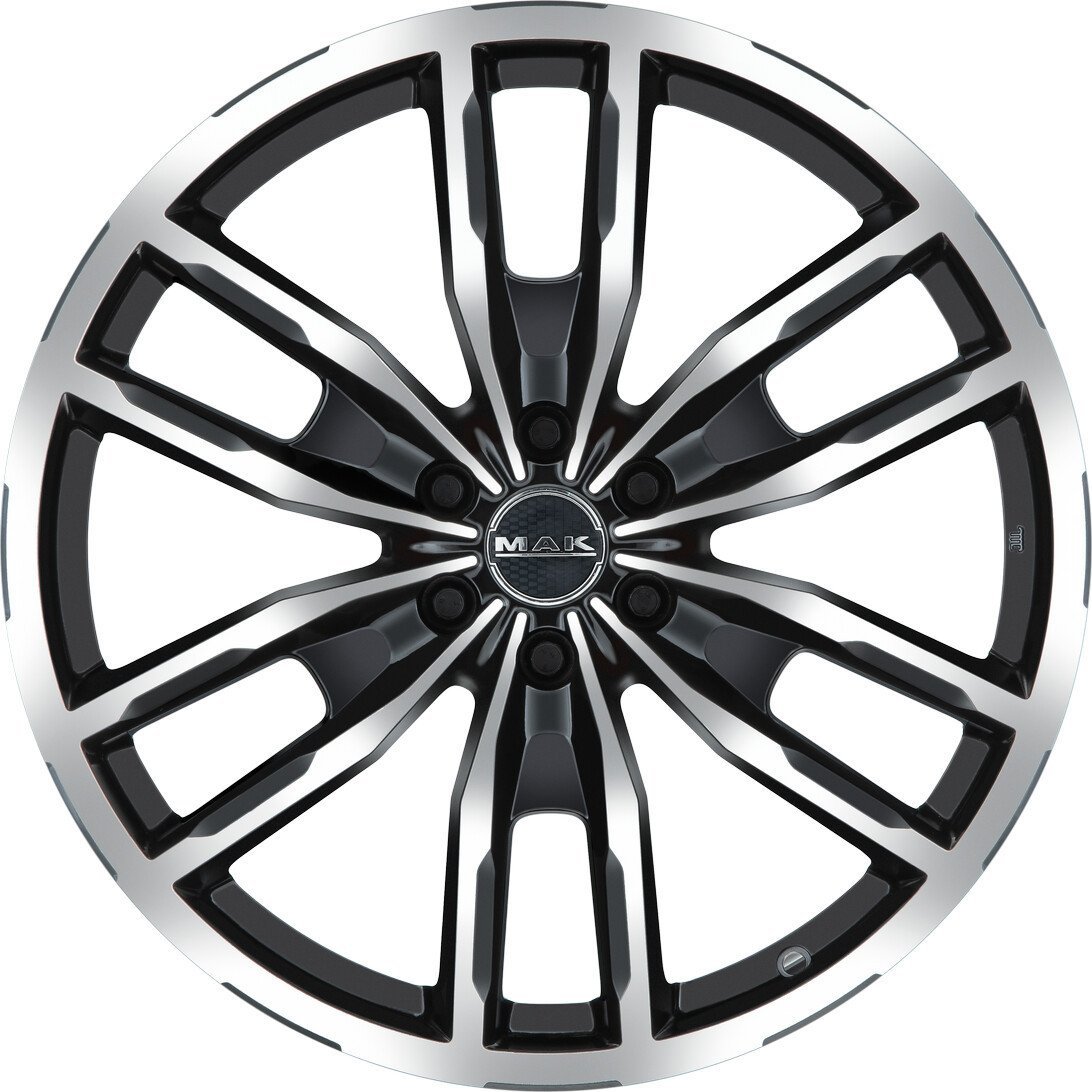 Литые диски MAK Peak 18x8.5" 6x139.7мм DIA 78.1мм ET 19мм Black Mirror