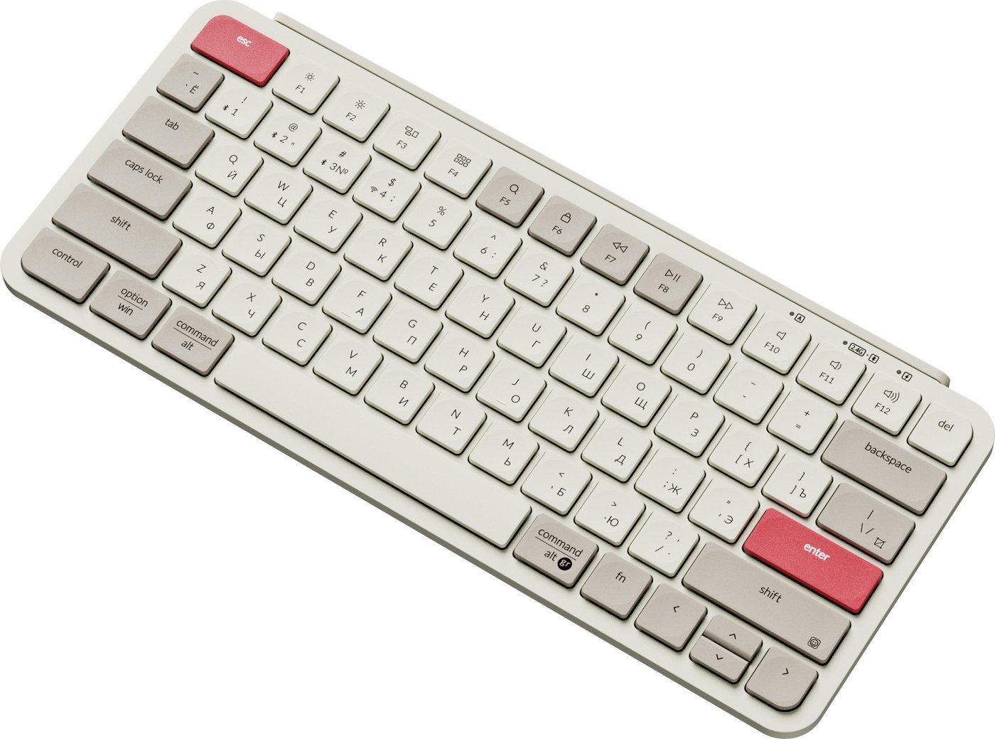 Клавиатура Keychron B1 Pro B1P-K13-RU (ретро красный)