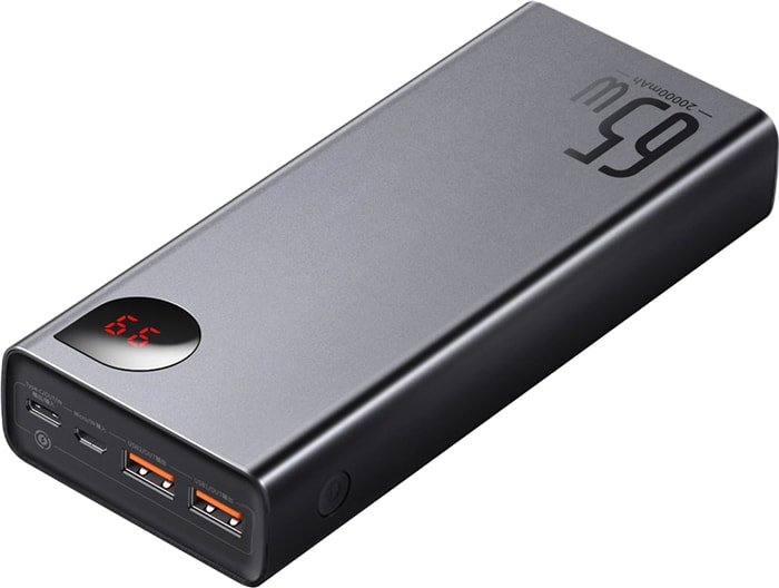 Портативное зарядное устройство Baseus Adaman Metal Digital Display PPIMDA-D01 20000mAh (черный)