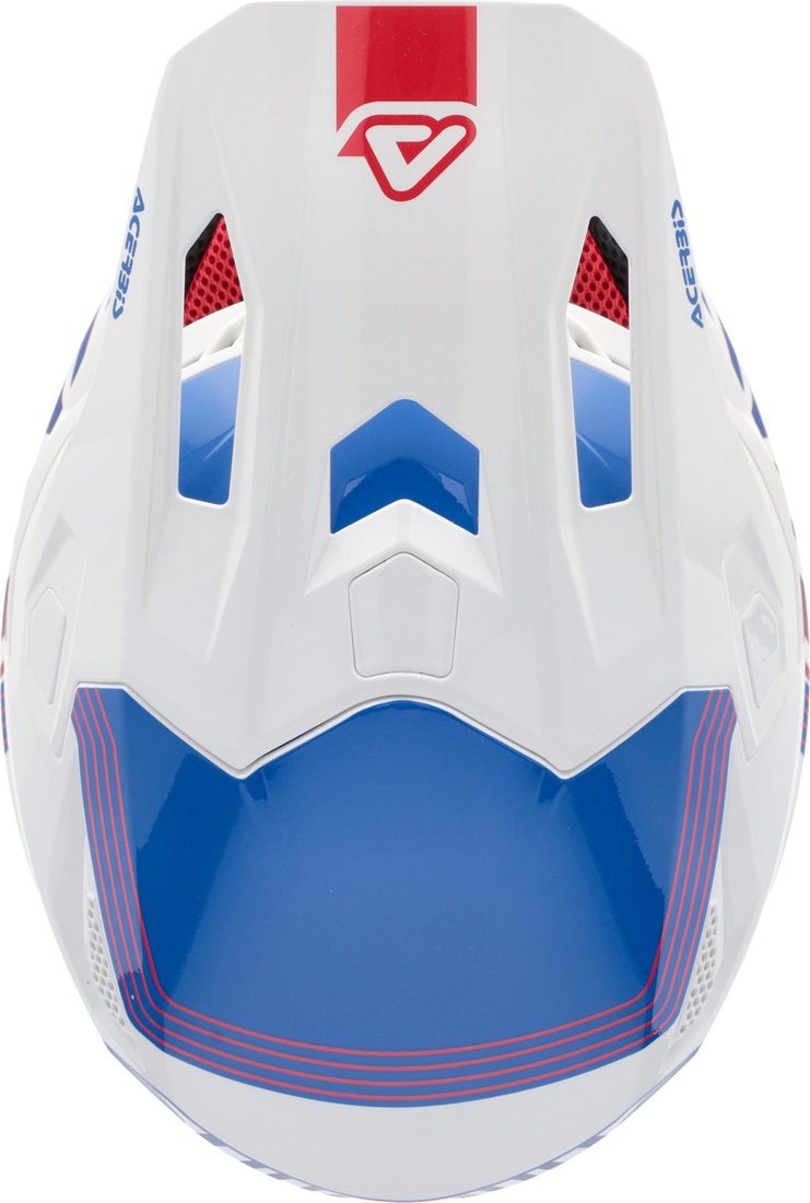 Мотошлем Acerbis Whoops Graphic 0026829.034.062 (S, белый/синий/красный)